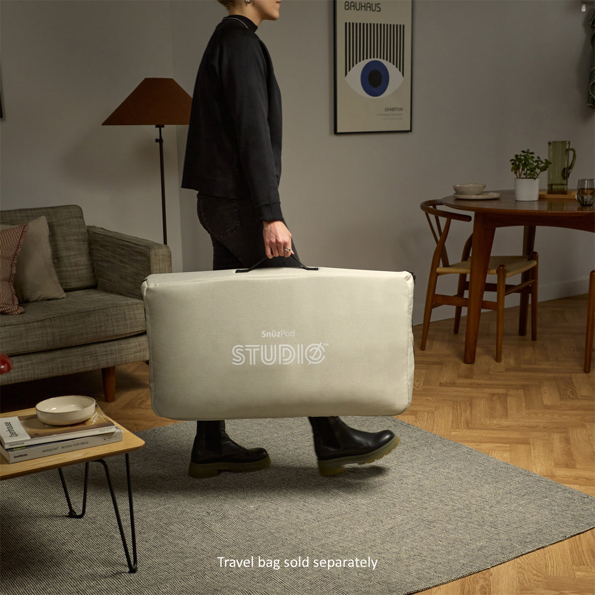 SnuzPod Studio Bedside Crib - London