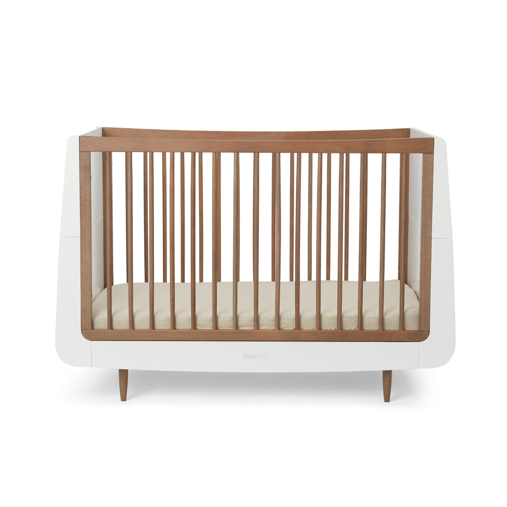 SnuzKot Skandi Cot Bed - The Natural Edit Walnut