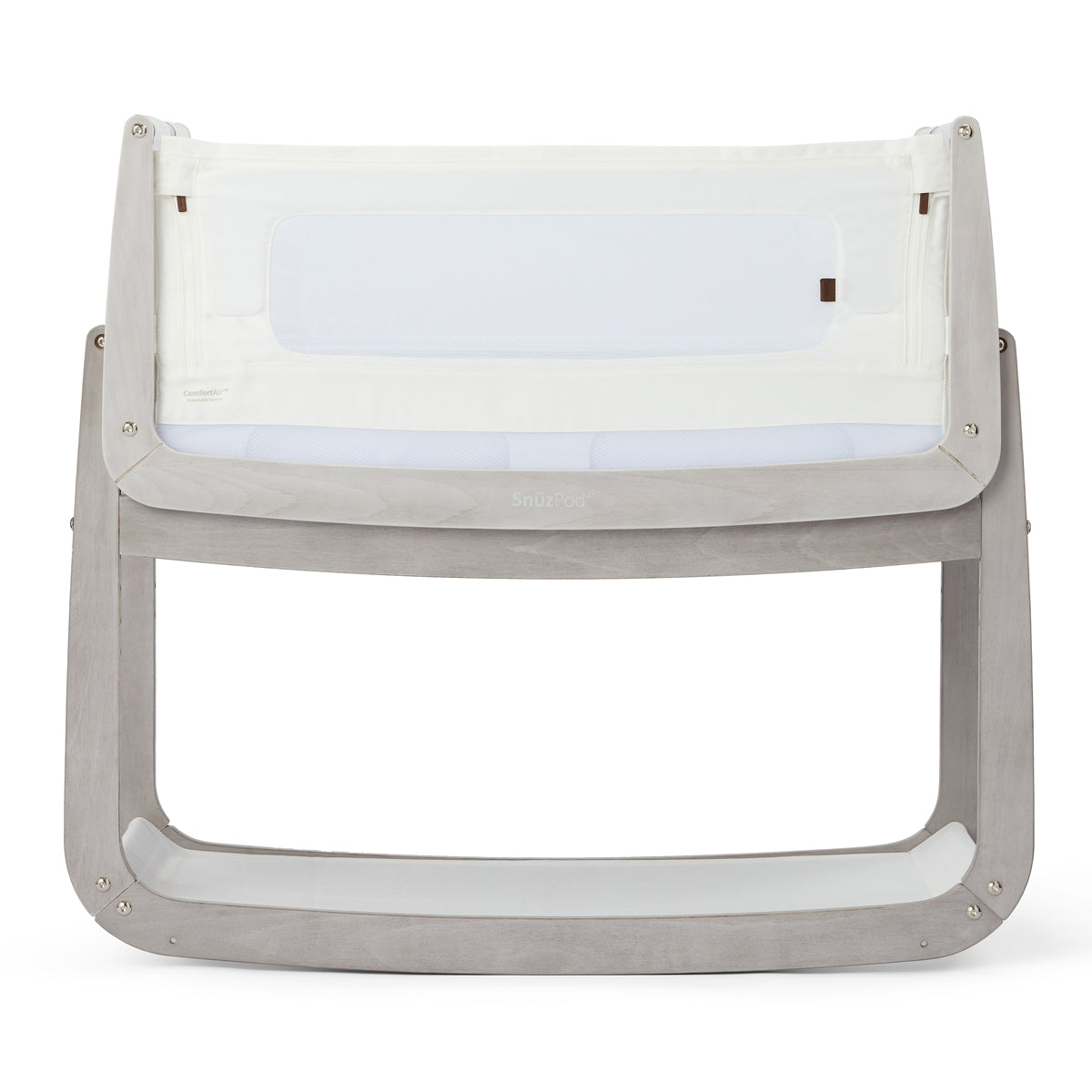 SnuzPod4 Bedside Crib - Natural Edit - Silver Birch