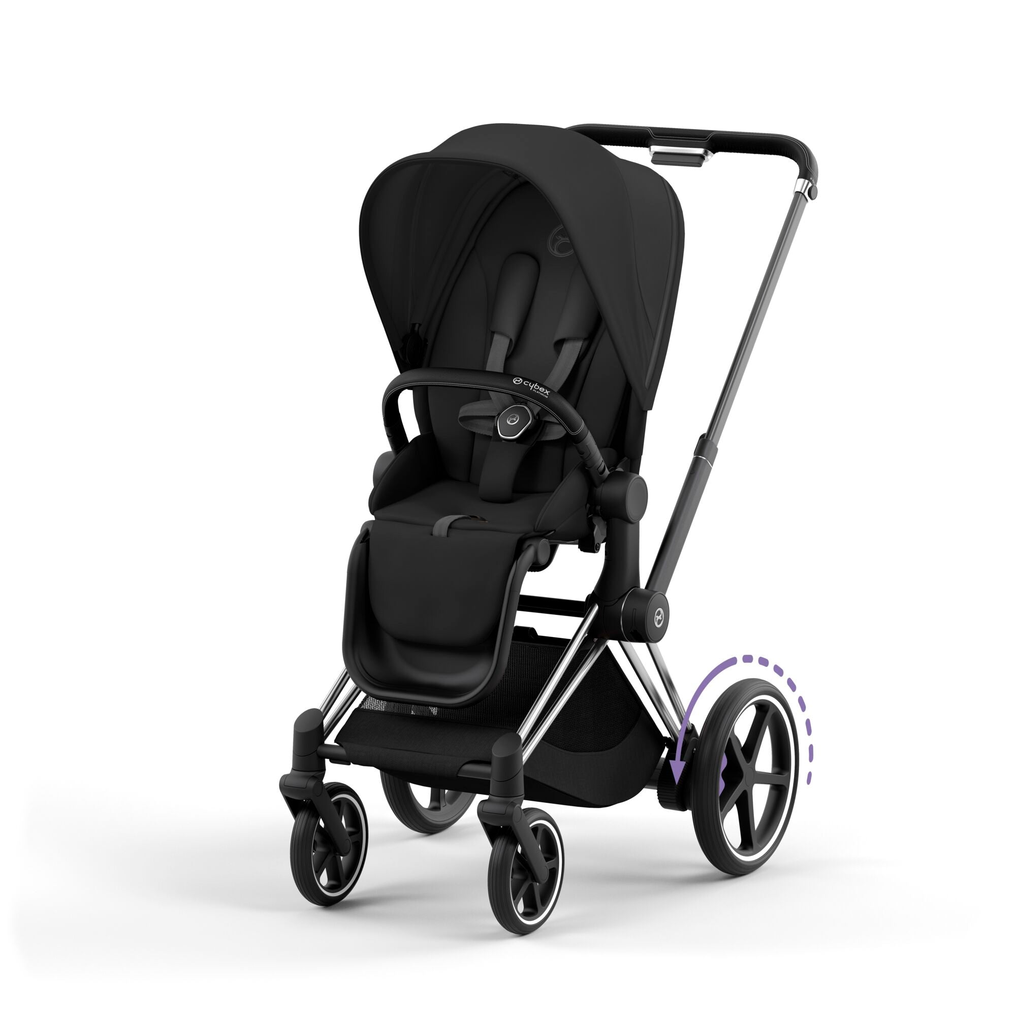 Cybex e-Priam Pushchair - Sepia Black (2023)