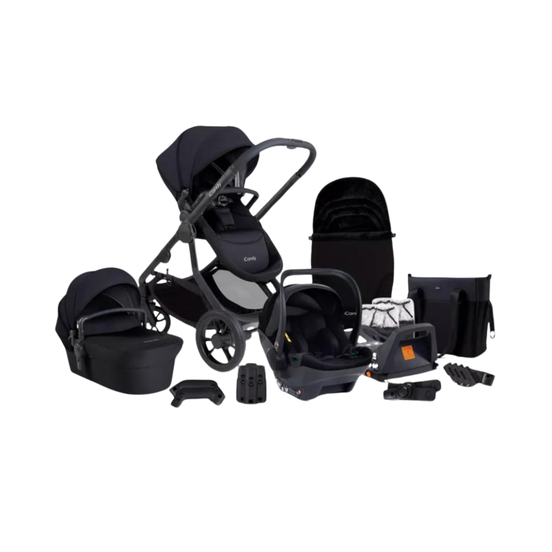 iCandy Orange 4 Pushchair Travel System | Black Edition