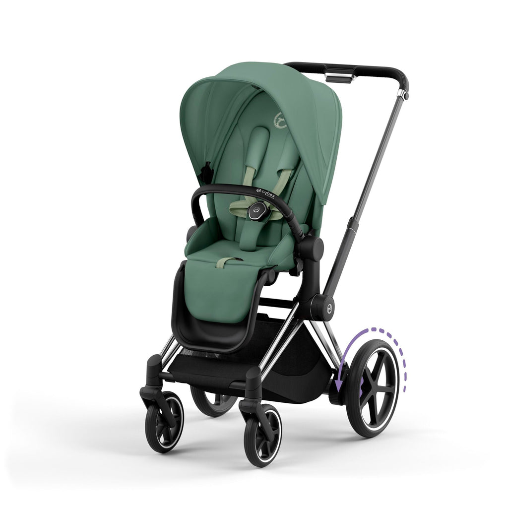 Cybex e-Priam Pushchair - Leaf Green (2023)