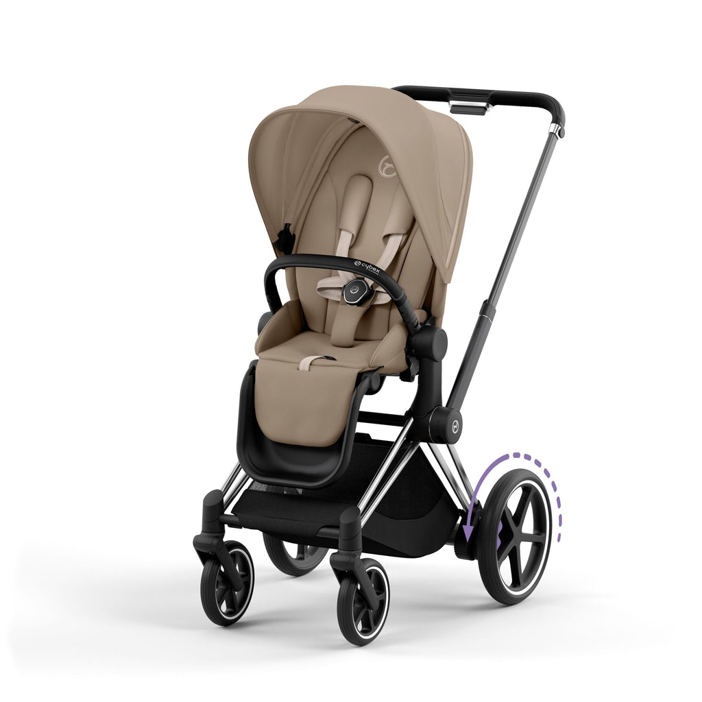 Cybex e-Priam Pushchair - Cozy Beige (2023)