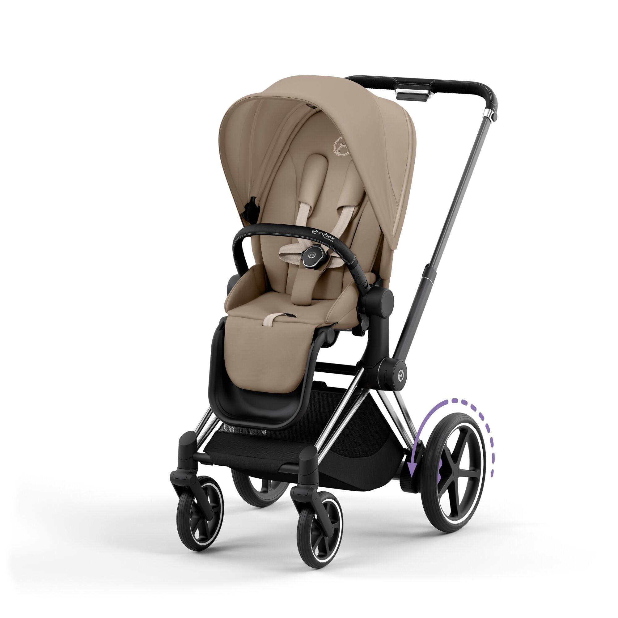 Cybex e-Priam Pushchair - Cozy Beige (2023)