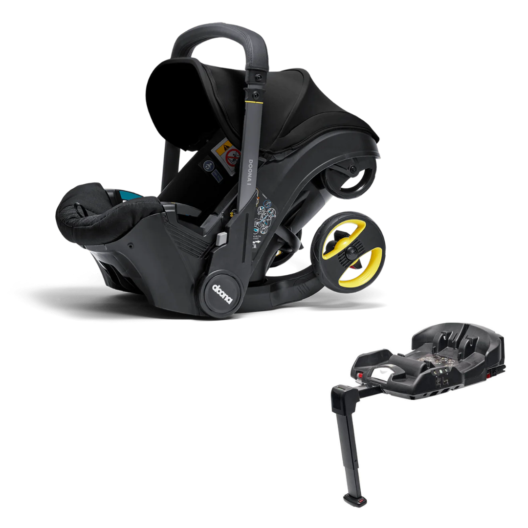 Doona i Car Seat & Stroller + Isofix Base - Nitro Black