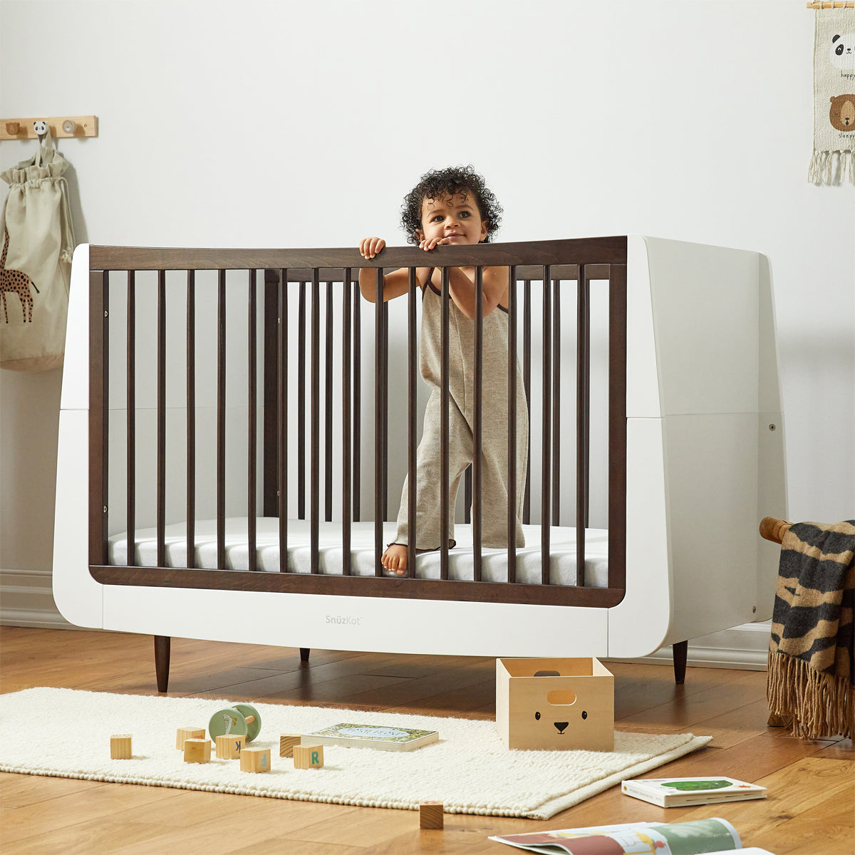 SnuzKot Skandi Cot Bed - The Natural Edit Ebony
