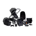 iCandy Orange 4 Pushchair Travel System | Fossil on Black
