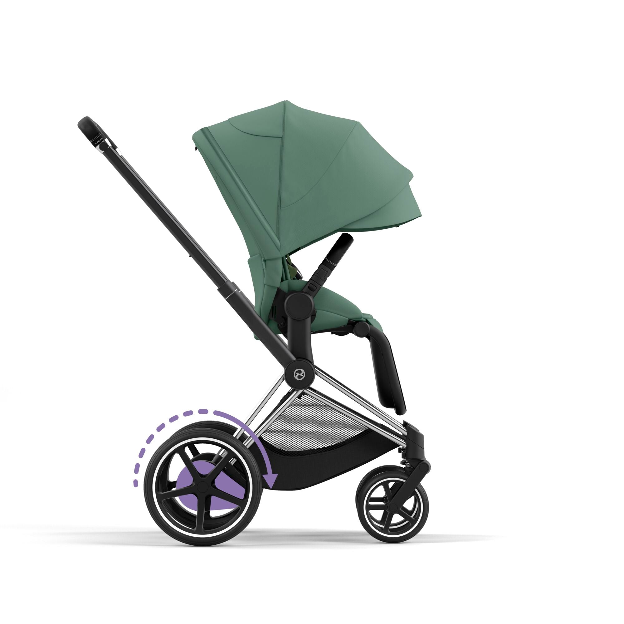 Cybex e-Priam Pushchair - Leaf Green (2023)