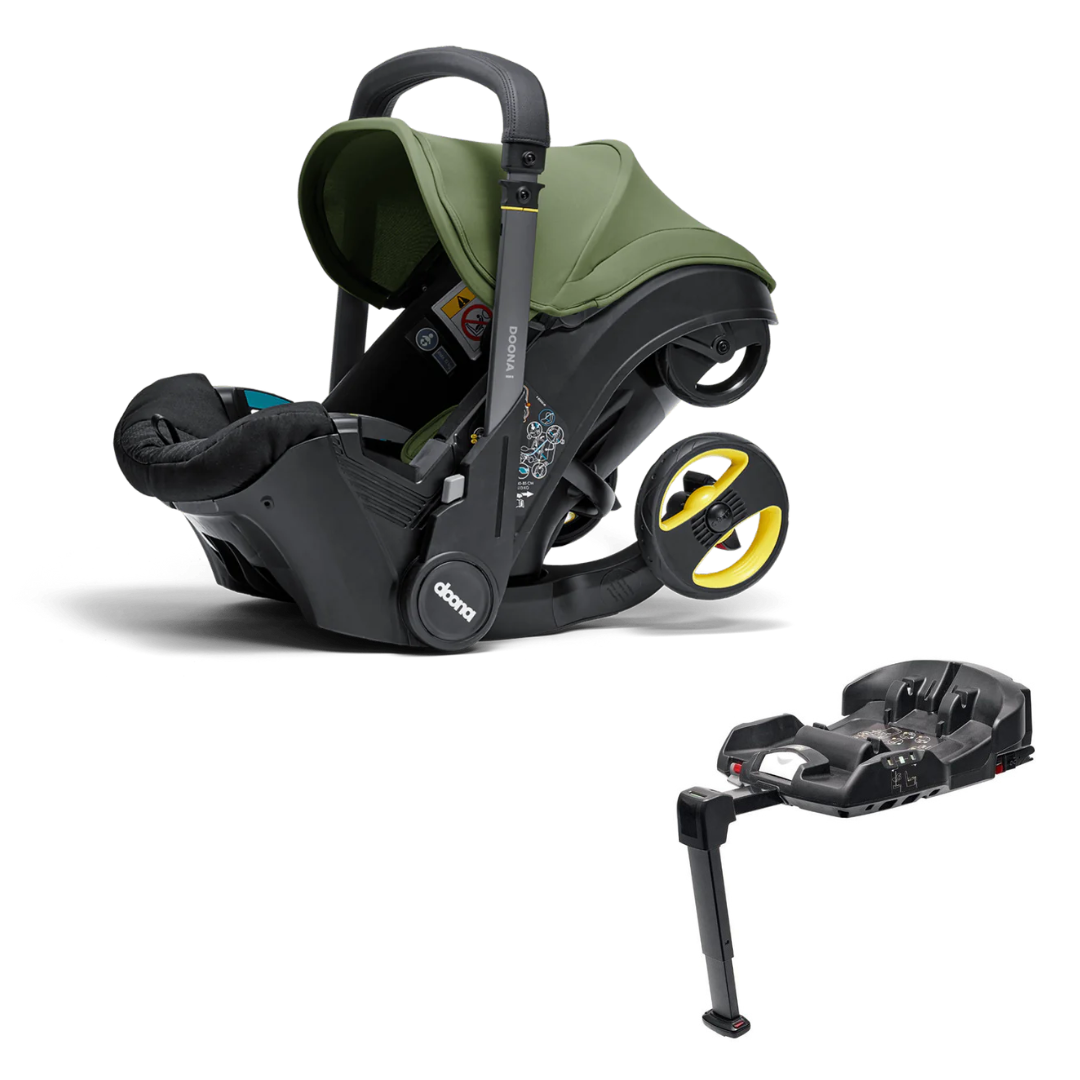 Doona i Car Seat & Stroller + Isofix Base - Desert Green