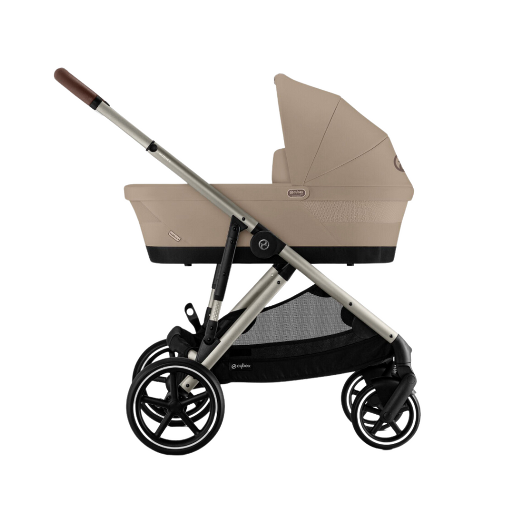 Cybex Gazelle S Pushchair & Cloud T Luxury Bundle  - Almond Beige | Taupe