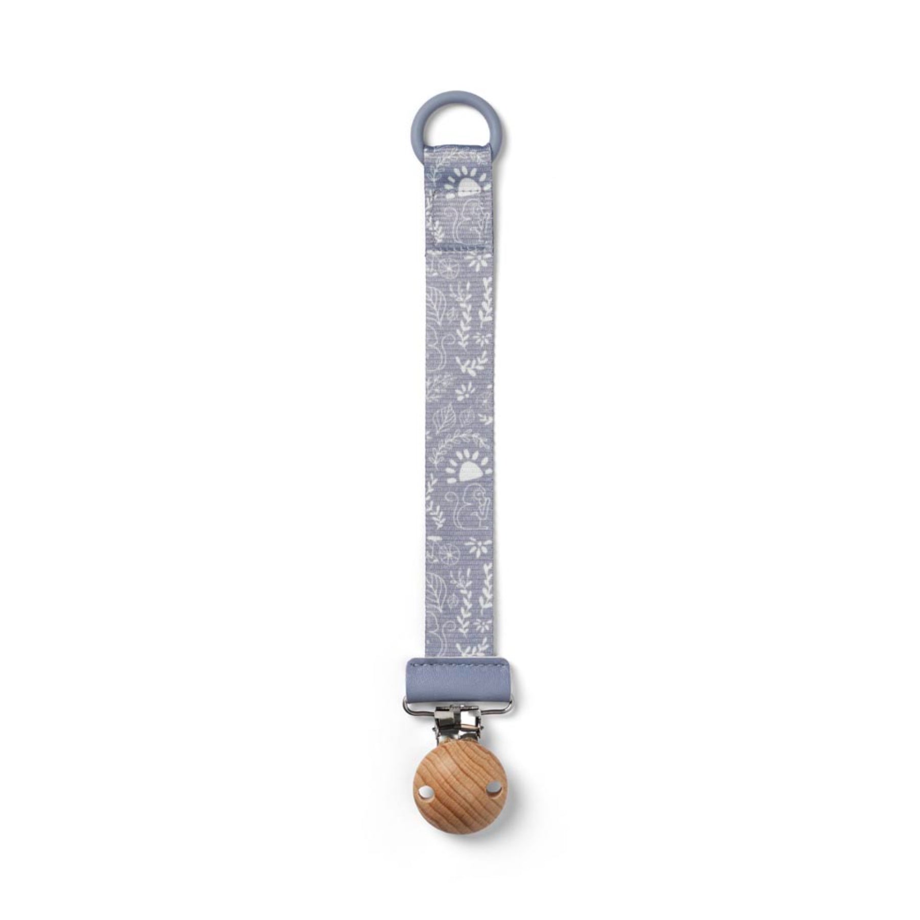 Elodie Soother Clip Wood - Monkey Sunrise