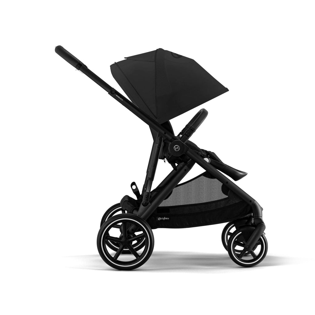 Cybex Gazelle S Double Pushchair (2023) - Moon Black | Black