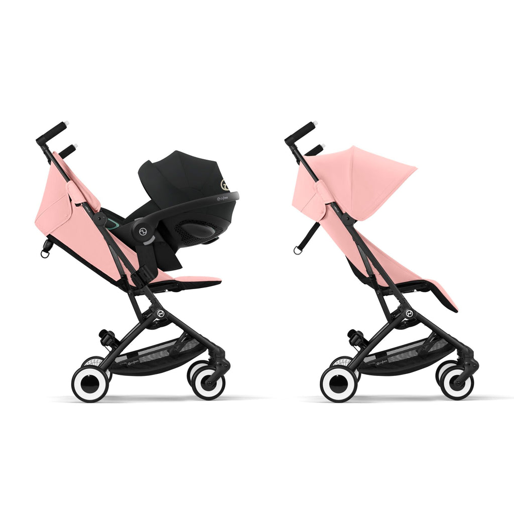 Cybex Eezy S Twist+ 2 Stroller | Candy Pink on Black