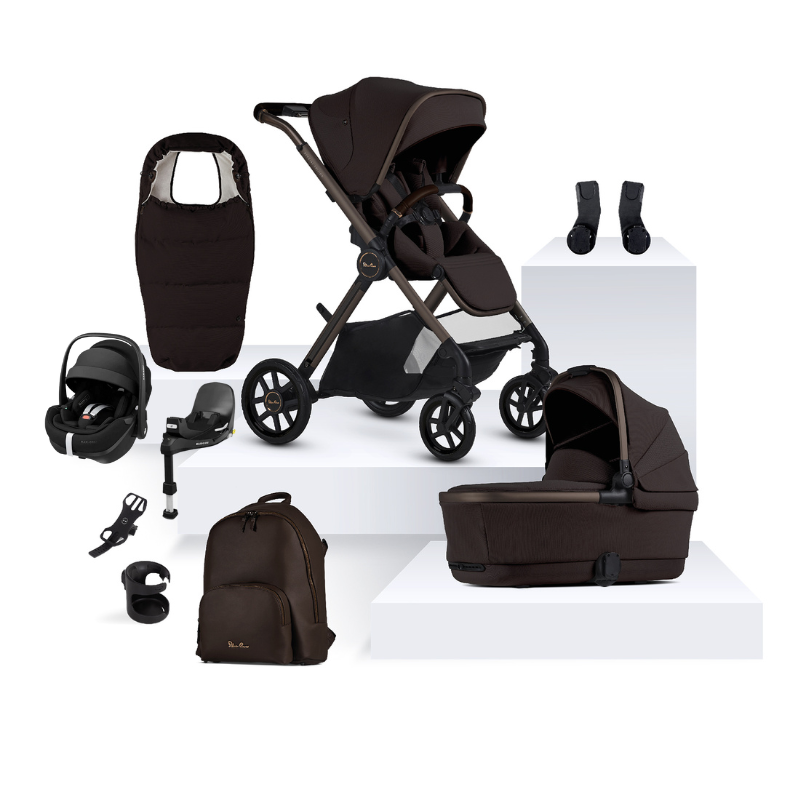 Silver Cross Special Edition Reef 2 Pushchair & Maxi-Cosi Pebble 360 Pro2 Bundle | Ganache