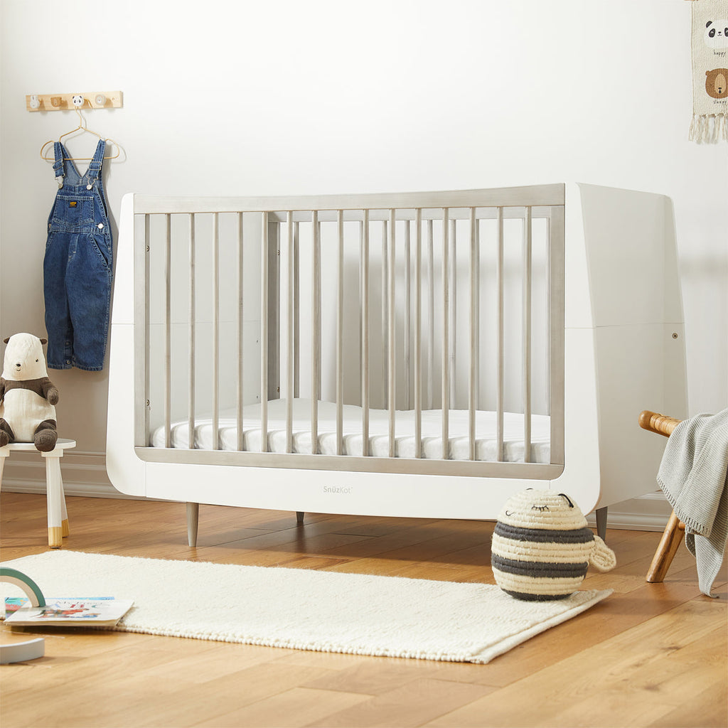 SnuzKot Skandi Cot Bed - The Natural Edit Silver Birch