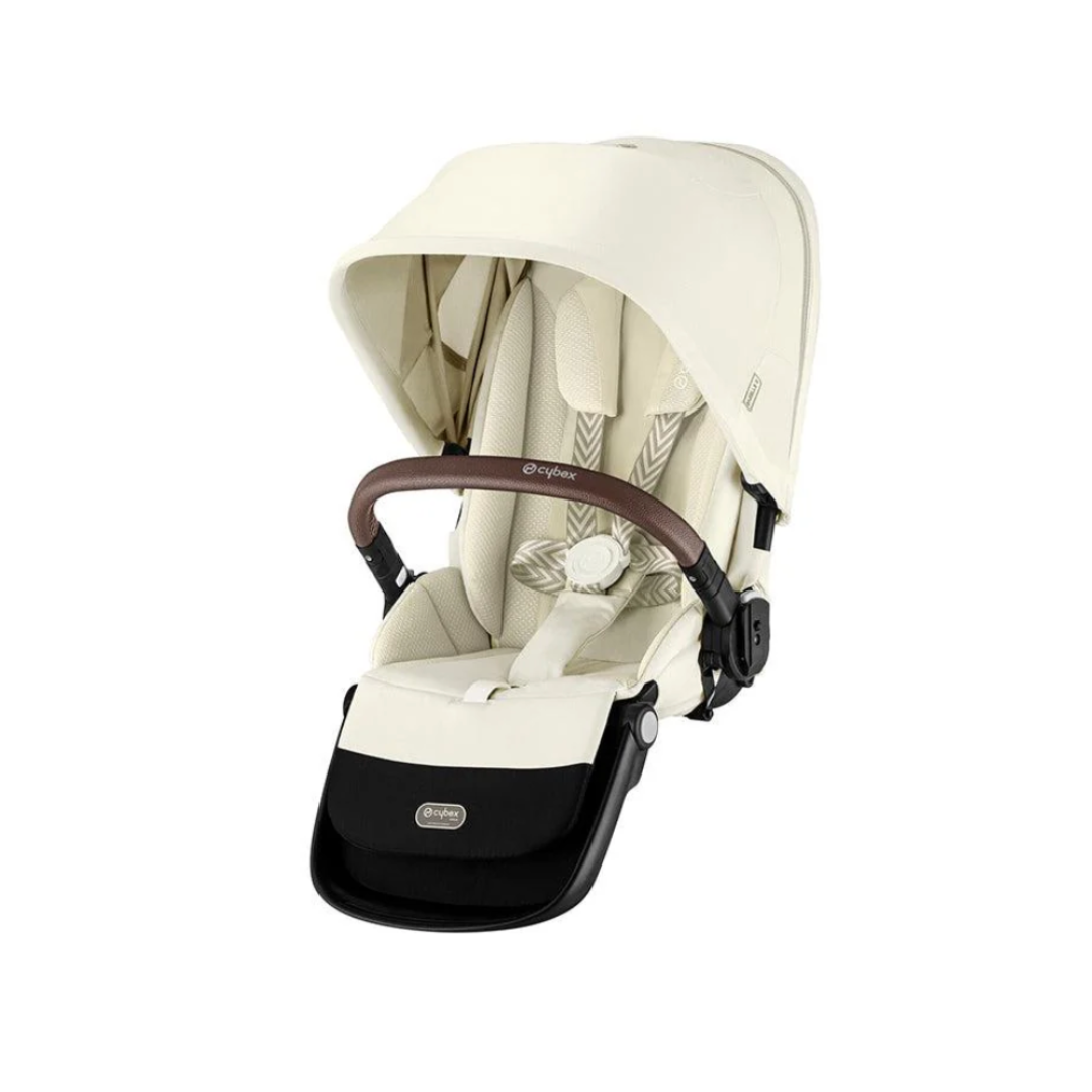 Cybex Gazelle S Double Pushchair (2023) - Seashell Beige - Taupe