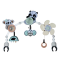 Tiny Love Sunny Flexible Stroller Bar Toy - Black & White