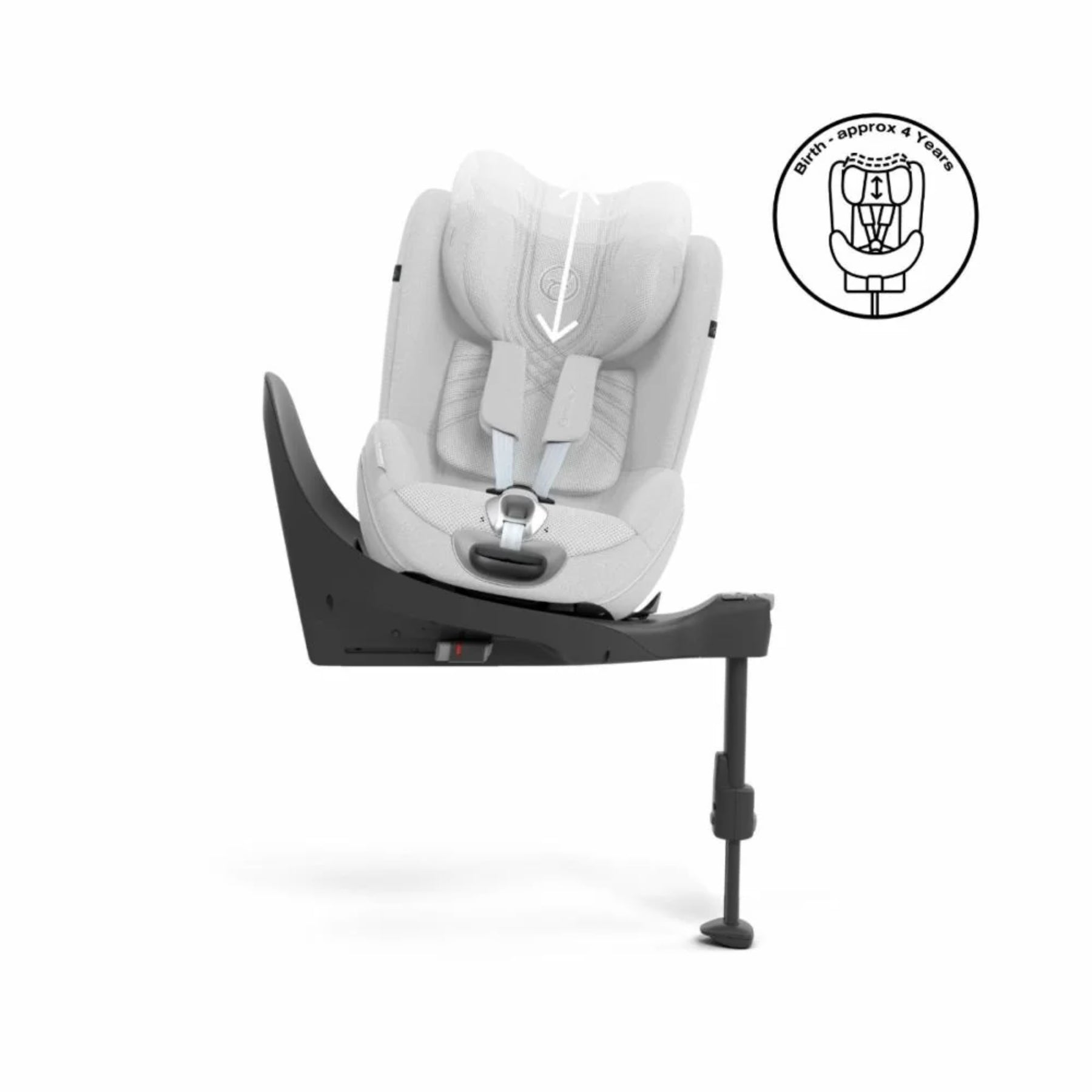Cybex Sirona T i-Size Plus Car Seat - Platinum White