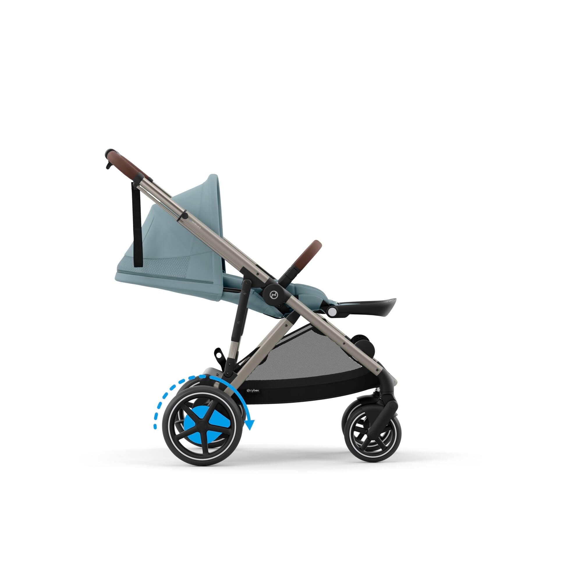 Cybex e-Gazelle S Pushchair 2024  - Taupe | Stormy Blue