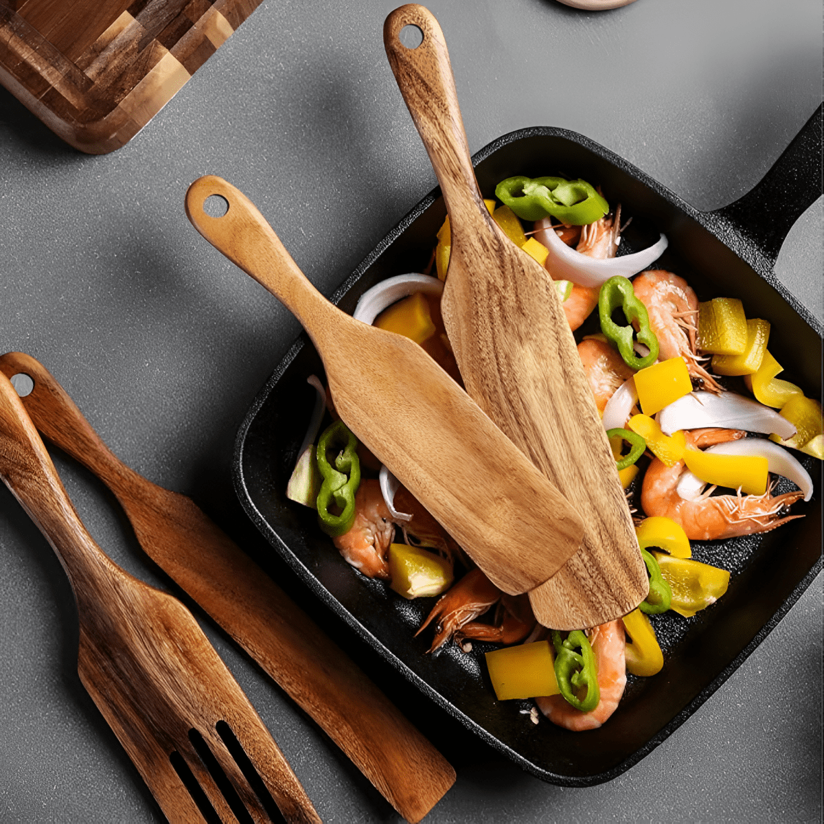 WoodEase teak kitchen set - Sustainable & durable for every preparation