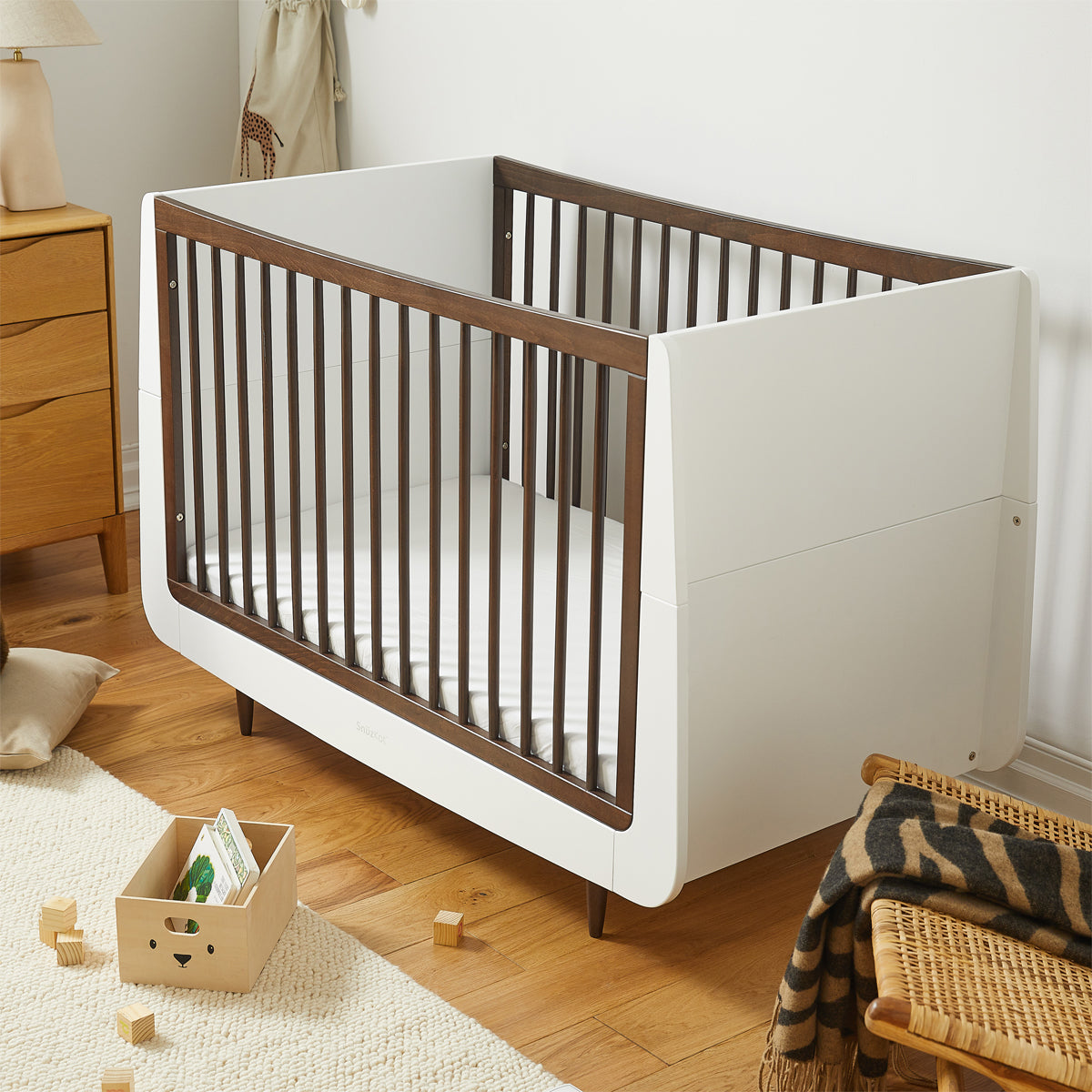 SnuzKot Skandi Cot Bed - The Natural Edit Ebony