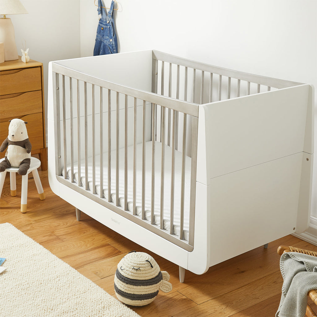 SnuzKot Skandi Cot Bed - The Natural Edit Silver Birch