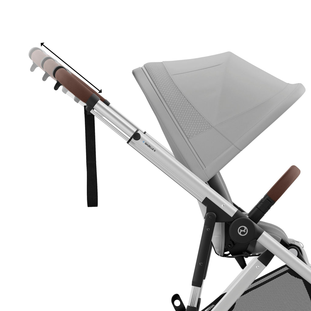Cybex e-Gazelle S Pushchair 2024  - Silver | Stone Grey