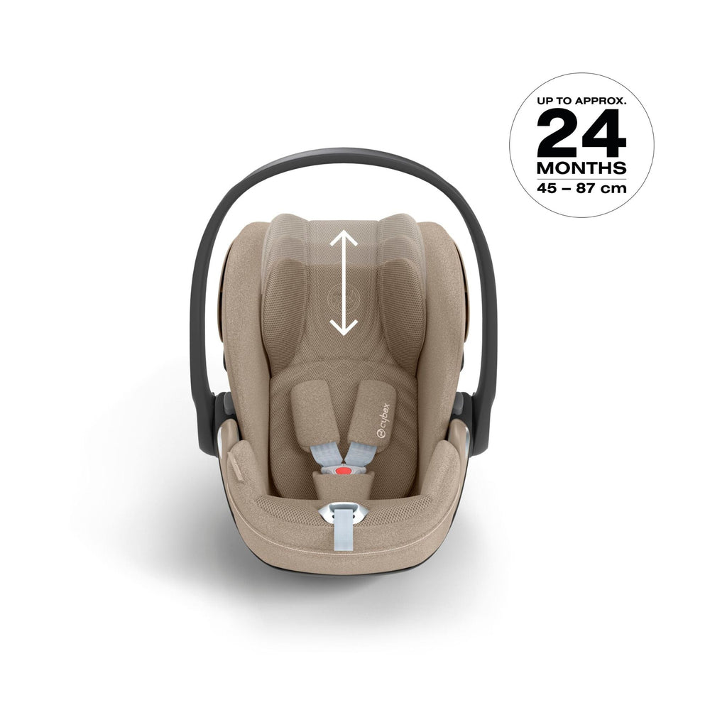 Cybex Cloud T i-Size Car Seat Plus - Cozy Beige