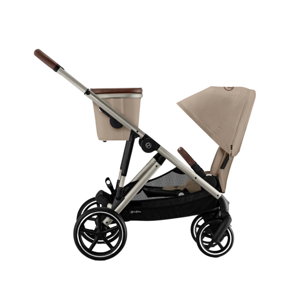 Cybex Gazelle S Pushchair & Cloud T Luxury Bundle  - Almond Beige | Taupe
