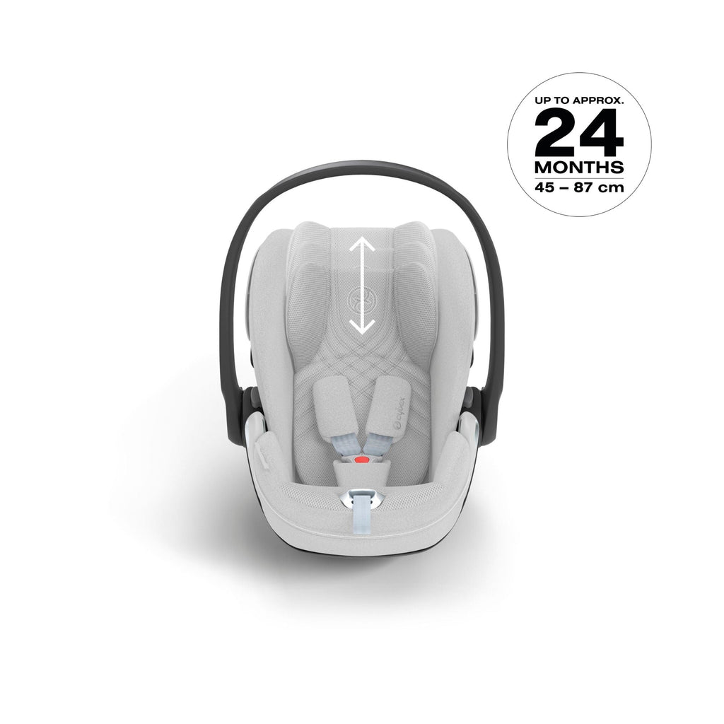 Cybex Cloud T i-Size Car Seat Plus - Platinum White