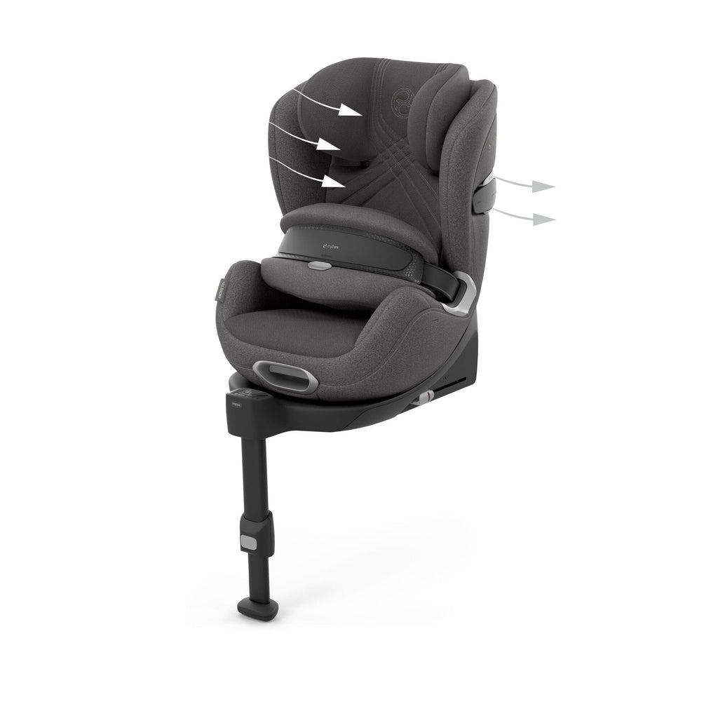 CYBEX Anoris T2 i-Size Airbag Child Car Seat - Grey Mirage Plus