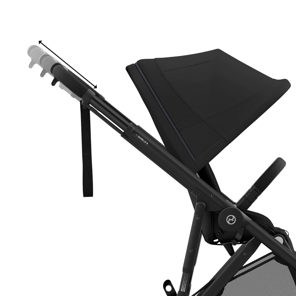 Cybex e-Gazelle S Pushchair 2024  - Black | Moon Black