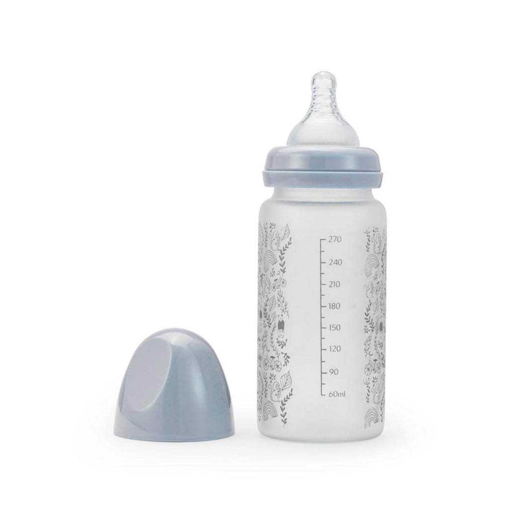 Elodie Glass Feeding Bottle - Monkey Sunrise