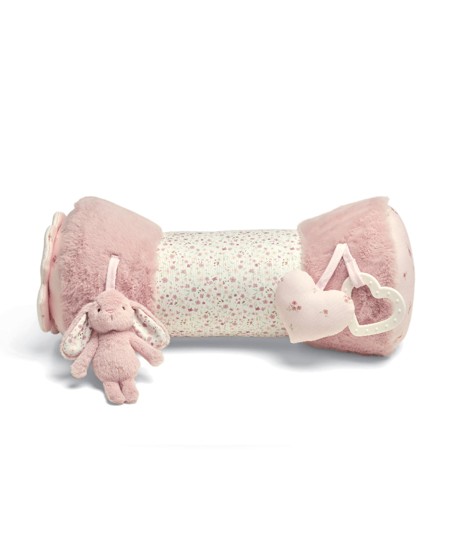 Mamas and Papas Welcome to the World Bunny Tummy Time Roll - Pink