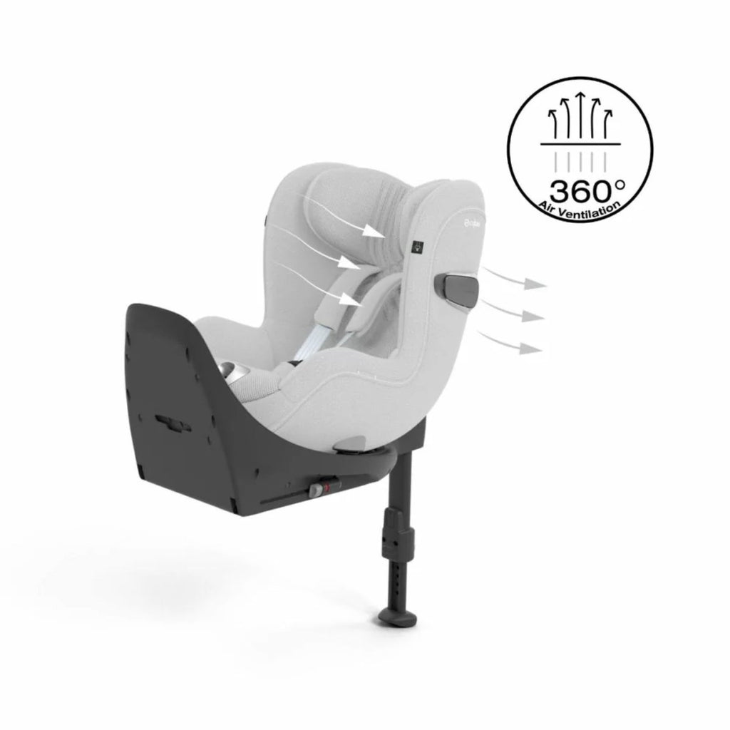 Cybex Sirona T i-Size Plus Car Seat - Platinum White
