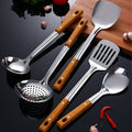 Luxury stainless steel kitchen utensil set - Elegant design & durability for stylish chefs