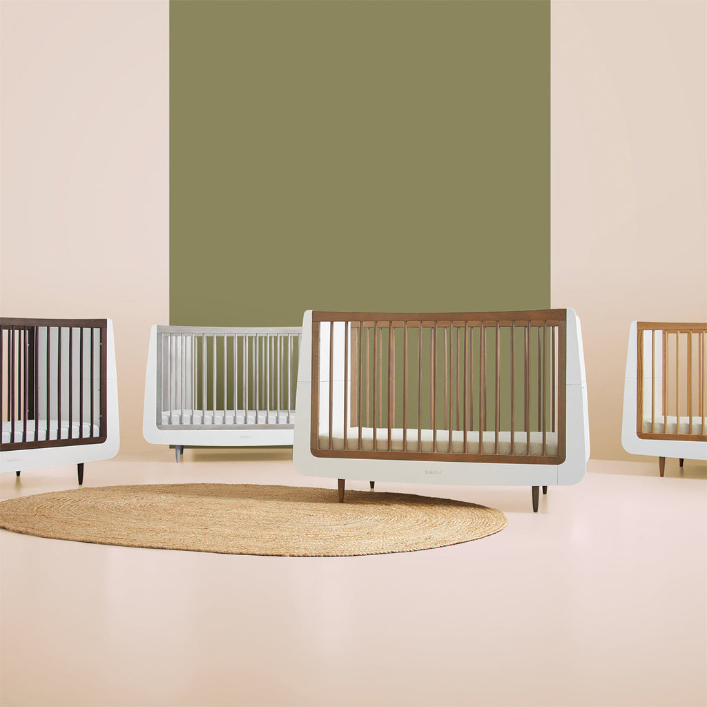 SnuzKot Skandi Cot Bed - The Natural Edit Silver Birch