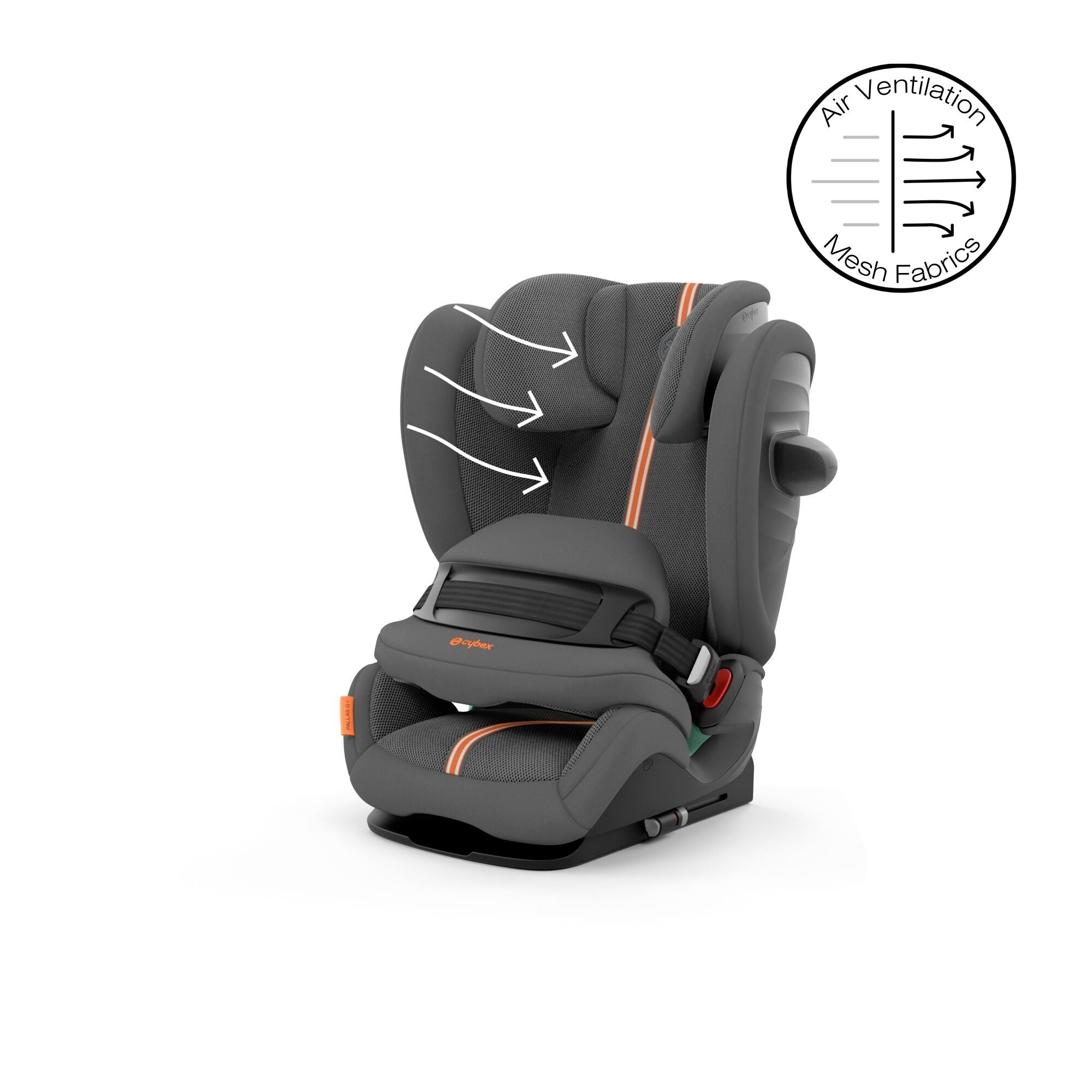 Cybex Pallas G i-Size Car Seat Plus Car Seat | Lava Grey