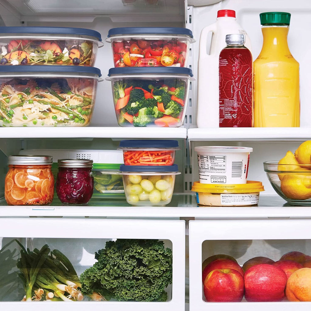 Stackable Food Storage Containers - Stackable and leak-free for an organised kitchen