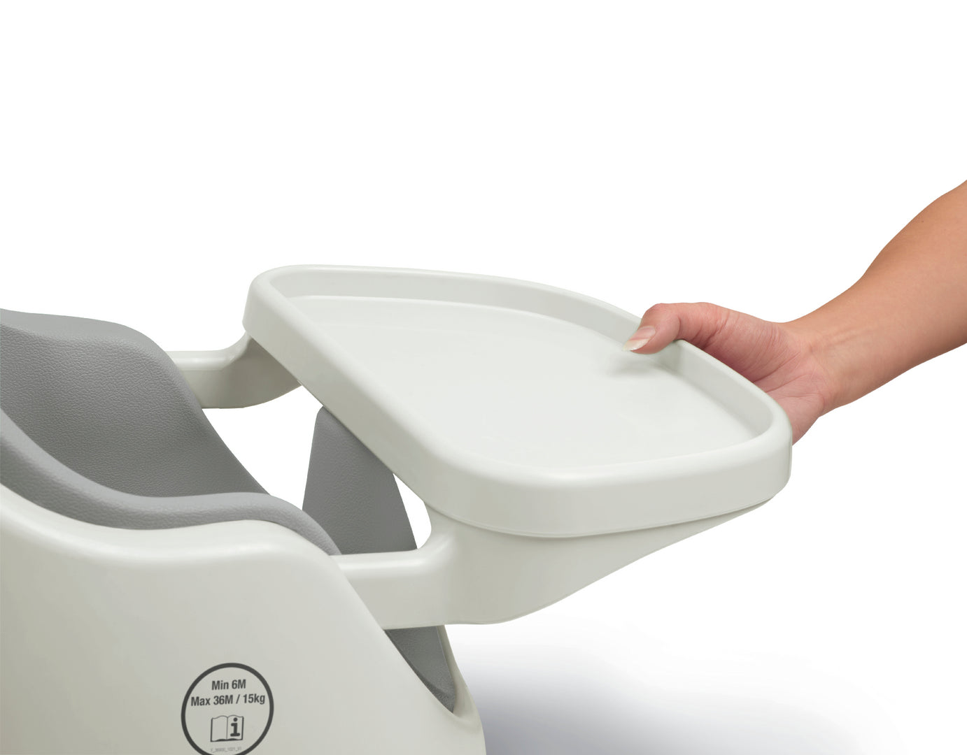 Mamas & Papas Baby Bug & Activity Tray - Pebble Grey
