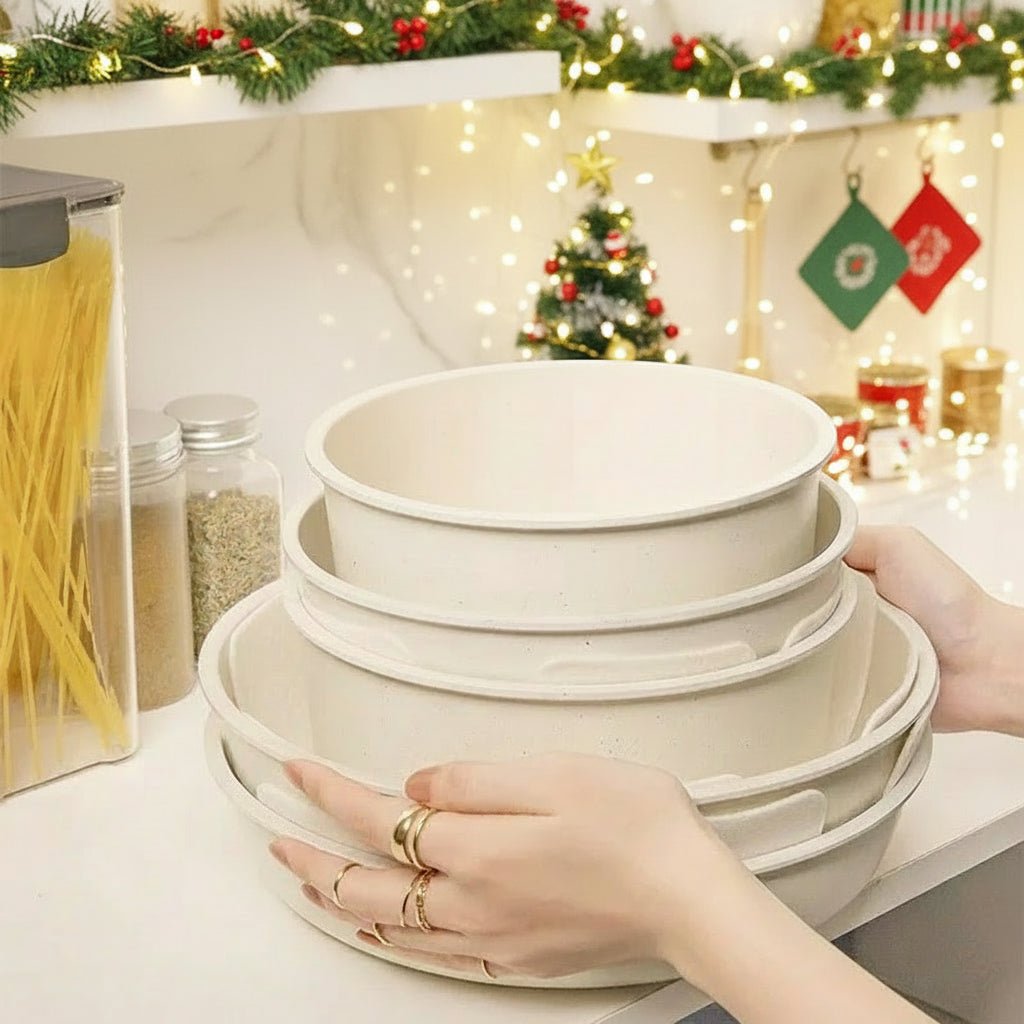SLICKCERAM – 21-piece Nonstick Ceramic Cookware Set for Effortless Cooking