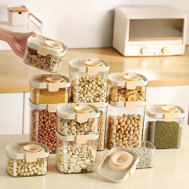 VORRATSLOCK – Airtight Storage Container Set for Grains, Spices & Pantry Organization