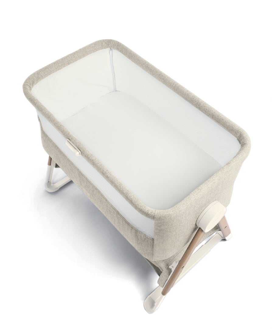 Mamas & Papas Lua Bedside Crib - Fawn