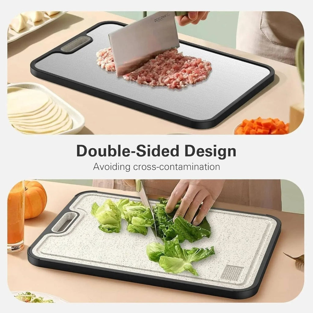 NOBLE CUT Titan Cutting Board – Double-Sided, Non-Slip Prep Surface