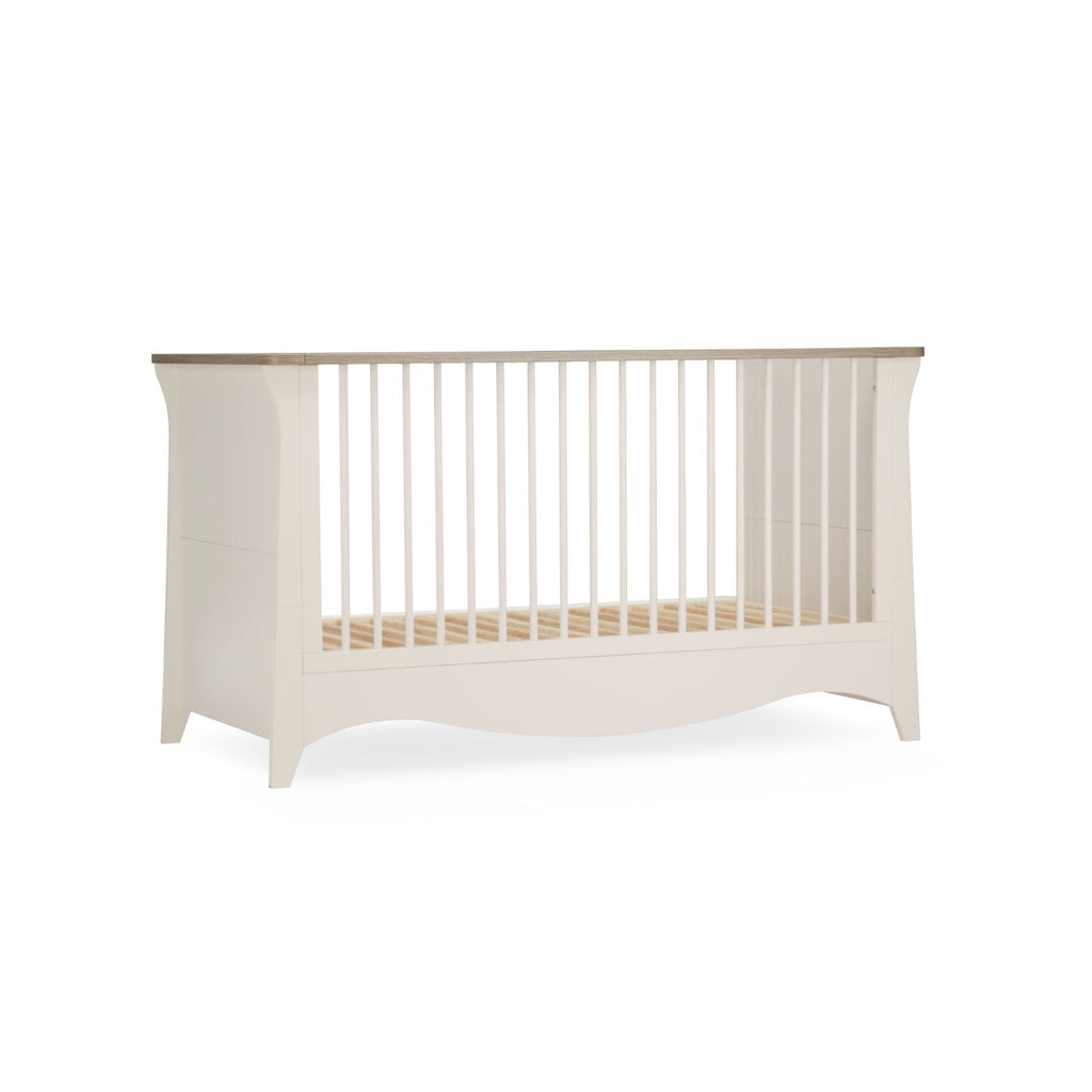CuddleCo Clara Cot Bed - Cashmere/Ash