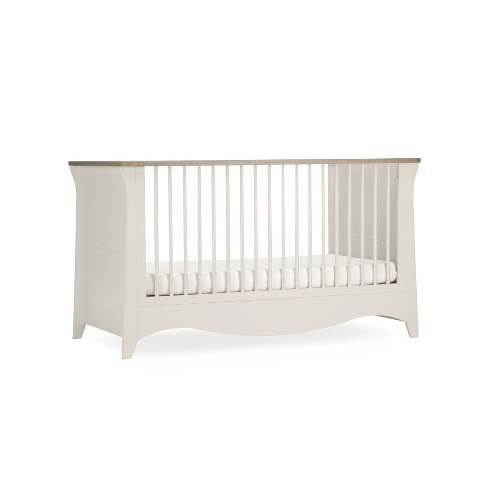 CuddleCo Clara Cot Bed - Cashmere/Ash