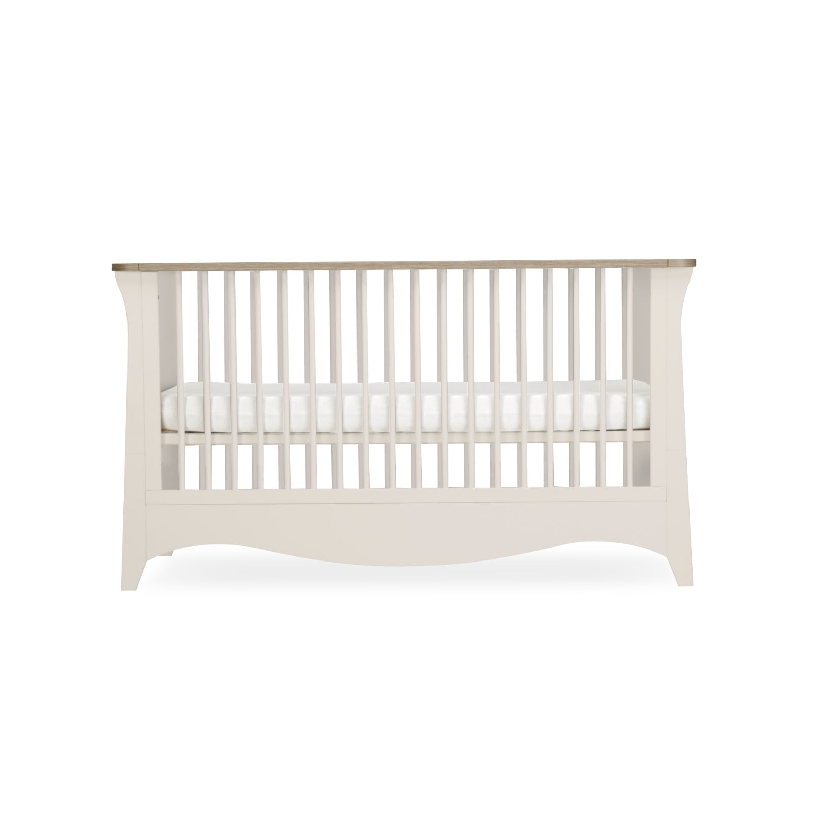 CuddleCo Clara Cot Bed - Cashmere/Ash