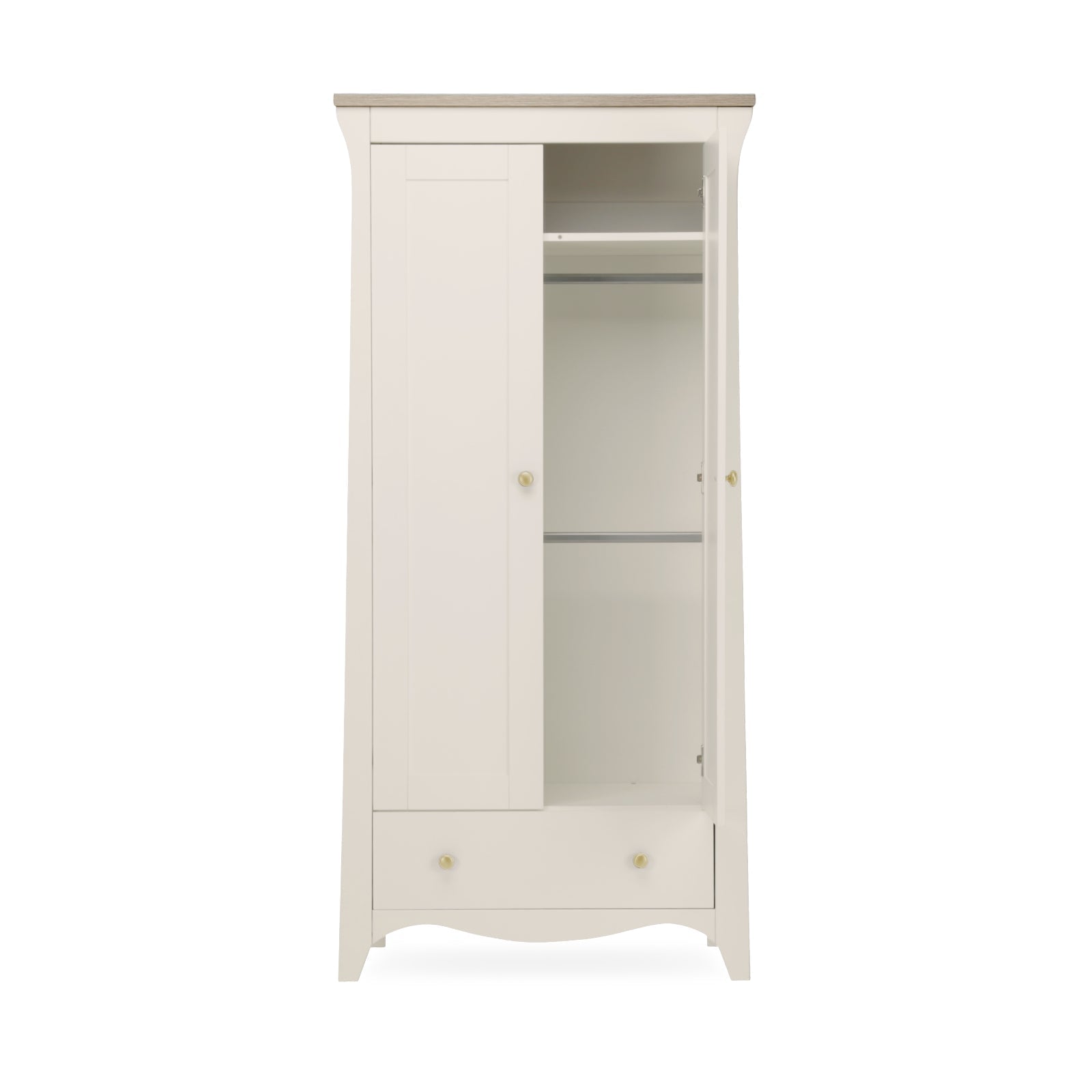 CuddleCo Clara 3 Piece Nursery Room Set - Cashmere/Ash