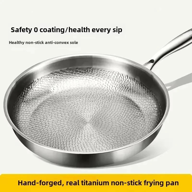 FORGEON – Titanium hammered non-stick frying pan for induction cooktops and everyday cooking