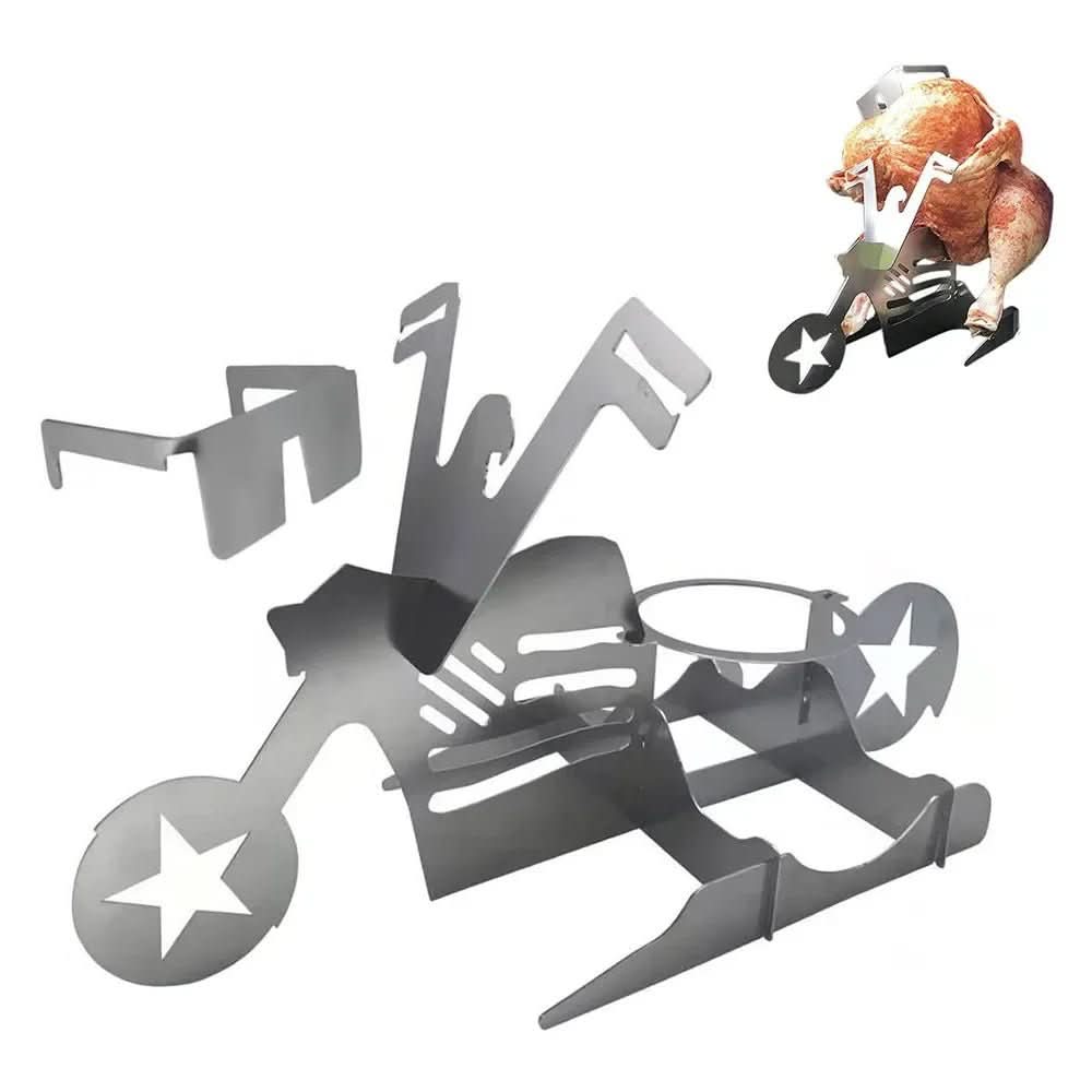 ChickenMaster Rack - stainless steel chicken rack for juicy grilling pleasure